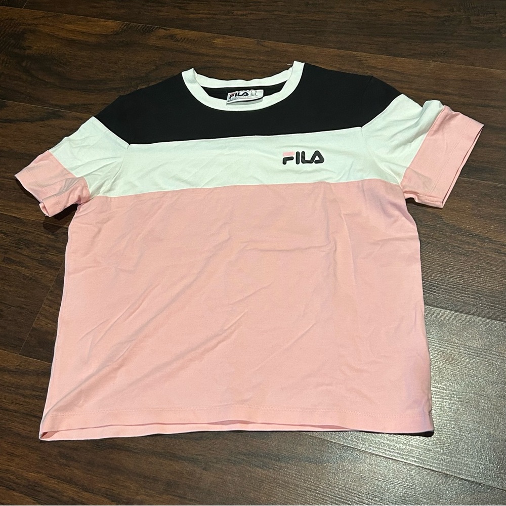 [Fila] Colorblock Athletic Tee - Picture 3 of 8